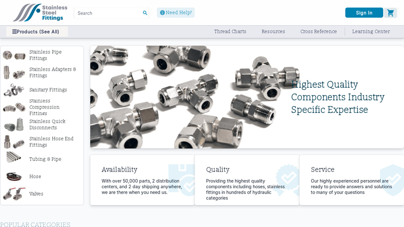 Stainless Steel Fittings