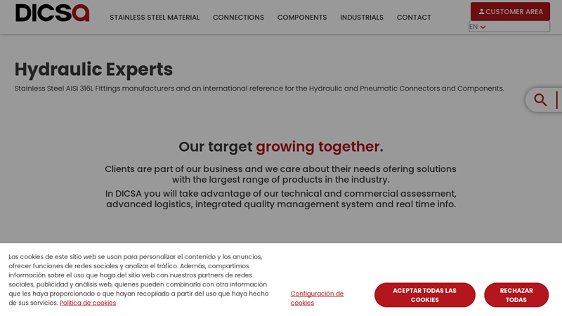 Stainless Steel Fittings & Hydraulic hoses