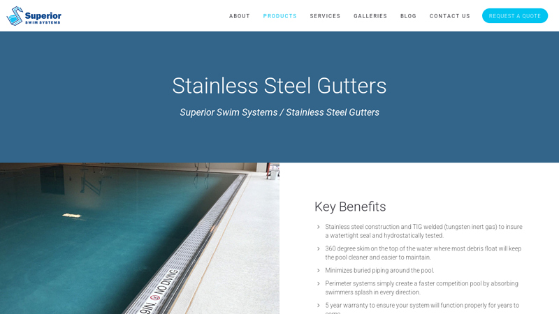Stainless Steel Gutters