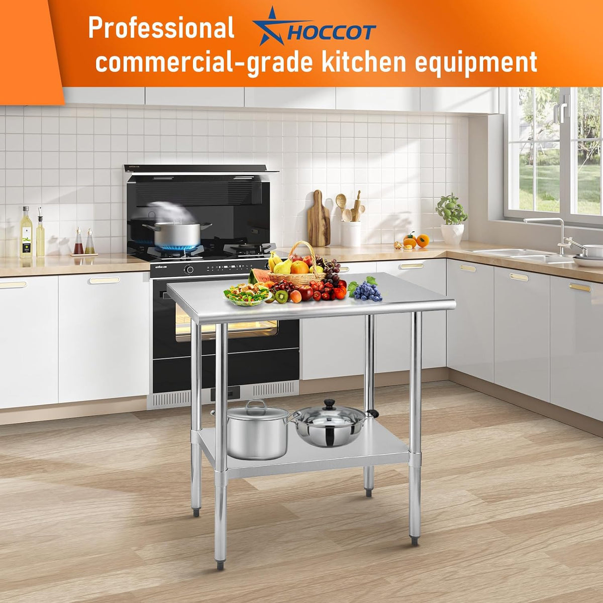 Stainless Steel Kitchen Work & Prep Tables