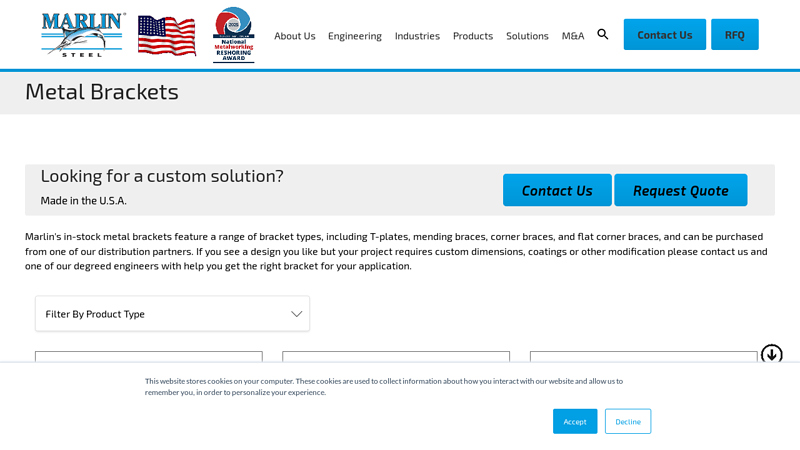 Steel Brackets Sheet Metal Fabrication
