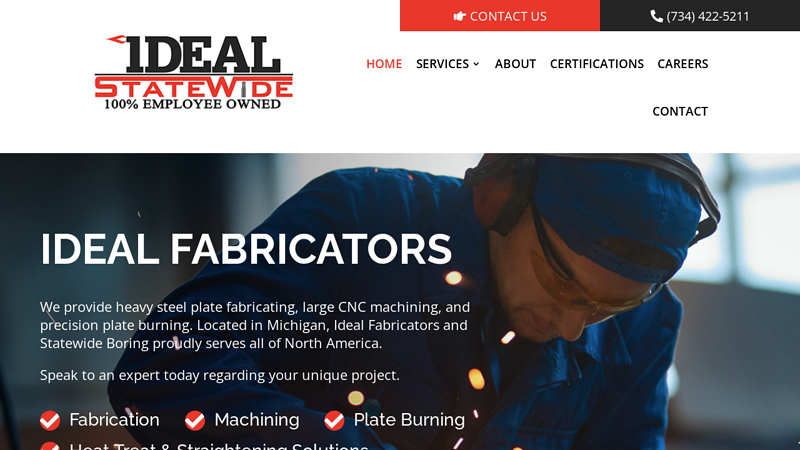 Steel Fabricating Services Ideal Fabricators Located in Michigan