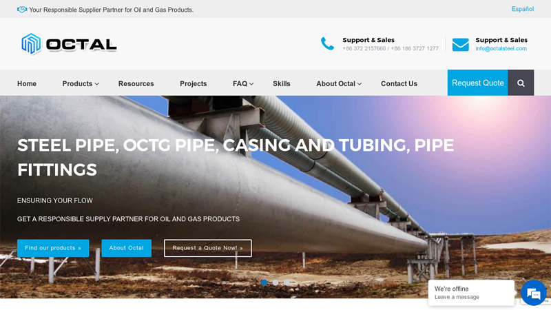 Steel Pipe, OCTG, Casing and Tubing Supplier