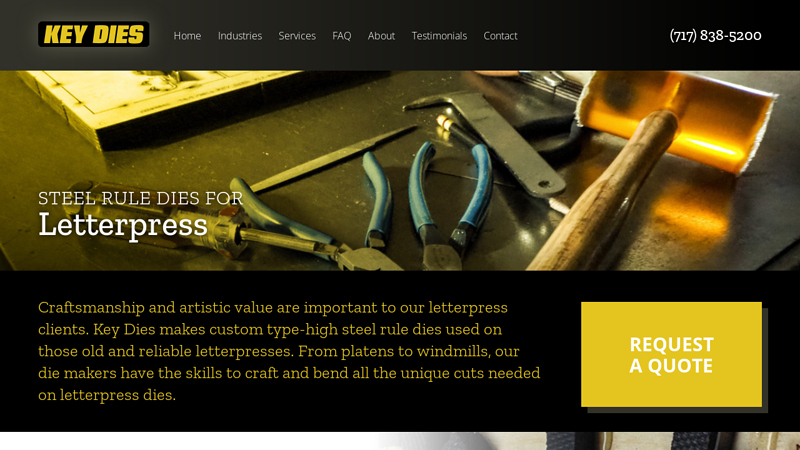 Steel Rule Dies for Letterpress