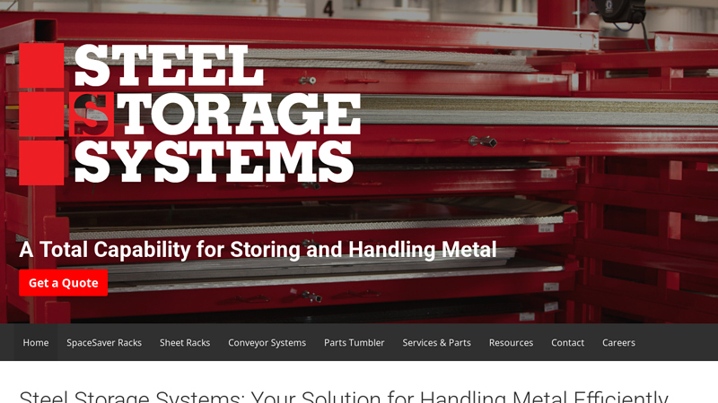 Steel Storage Systems: Steel Storage Racks