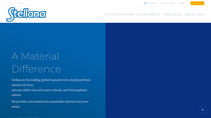 Stellana Polyurethane Wheels and Tire Solutions