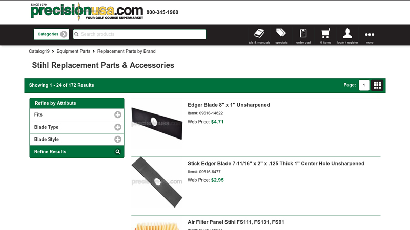 Stihl Replacement Parts & Accessories