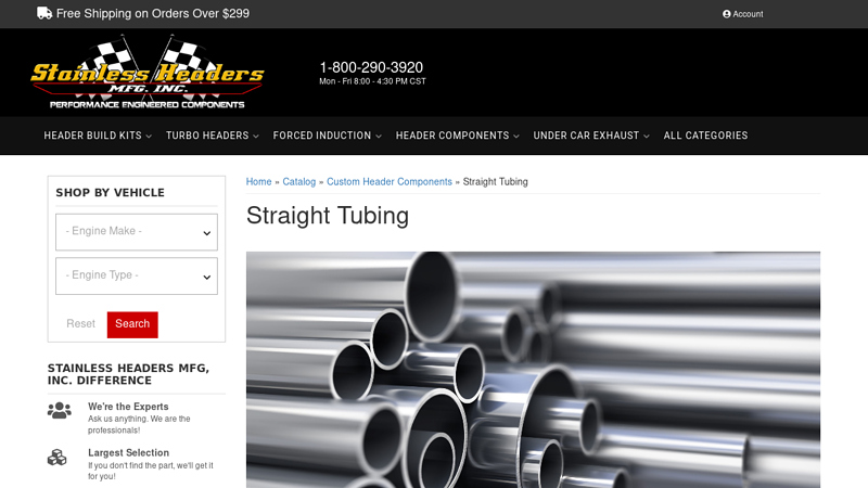 Straight Tubing