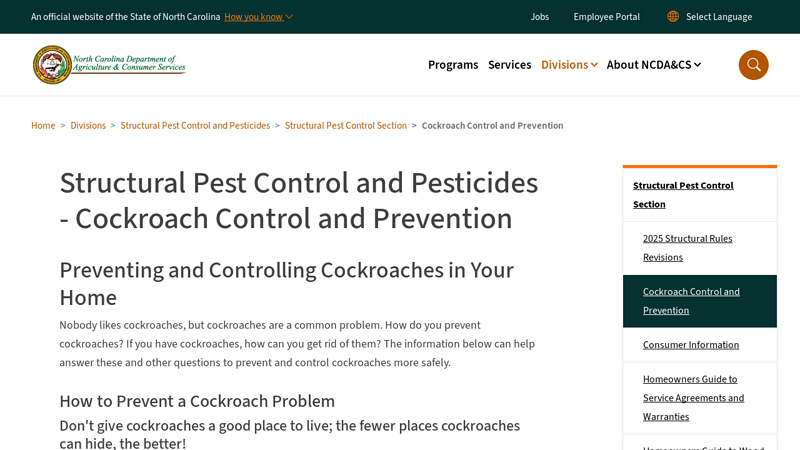 Structural Pest Control and Pesticides
