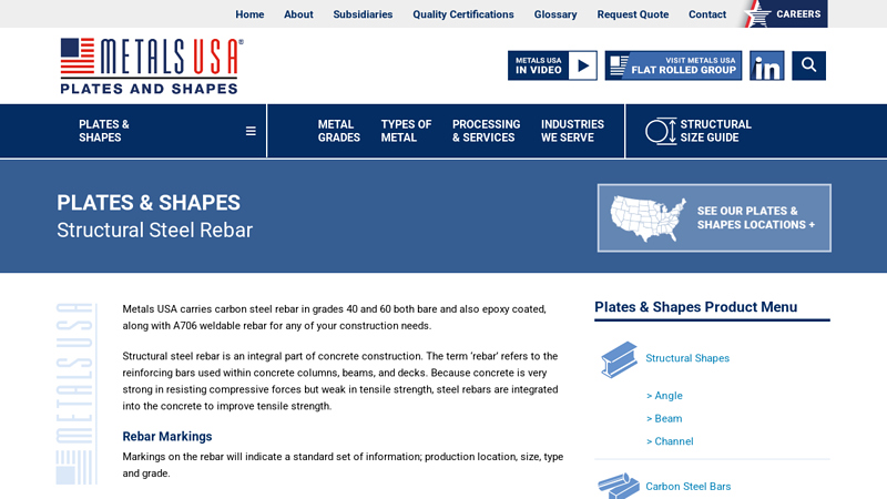 Structural Steel Rebar