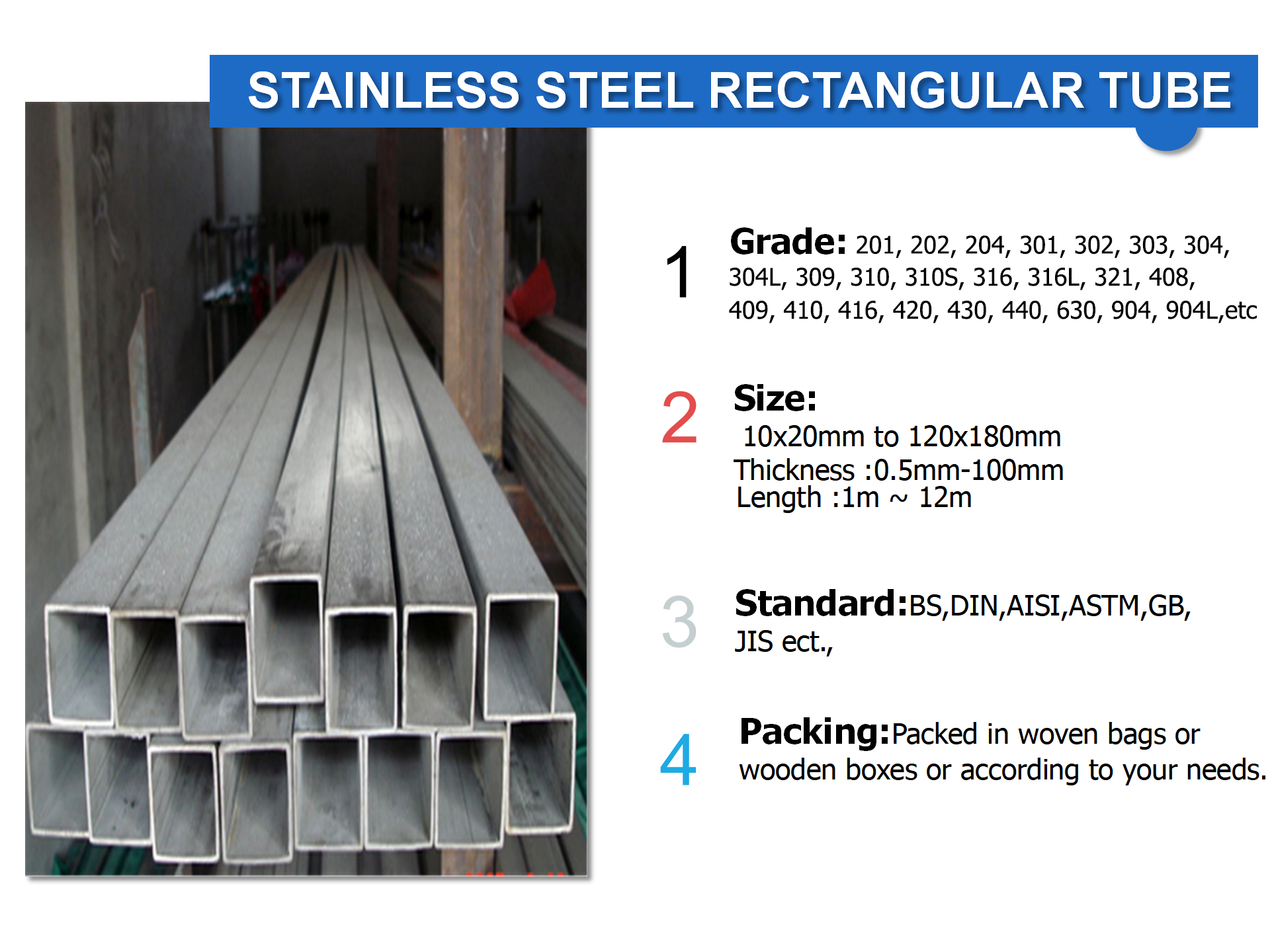 Structural Steel Rectangular Tubing