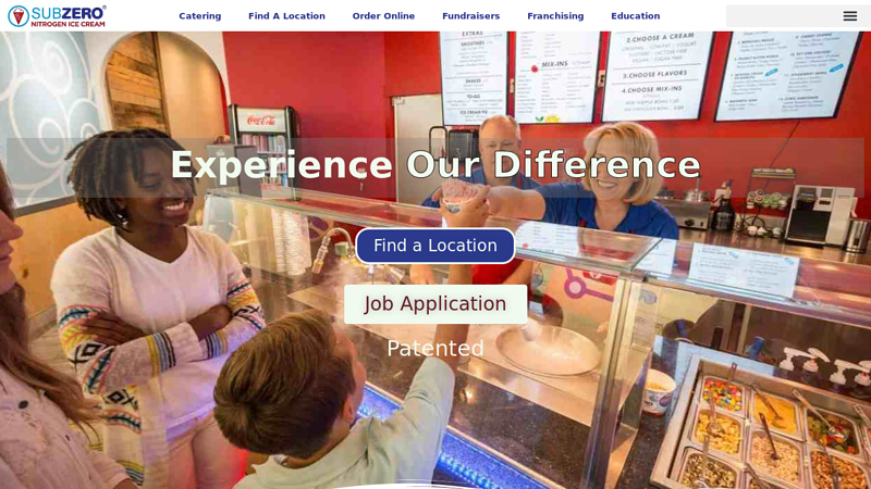 Sub Zero Nitrogen Ice Cream