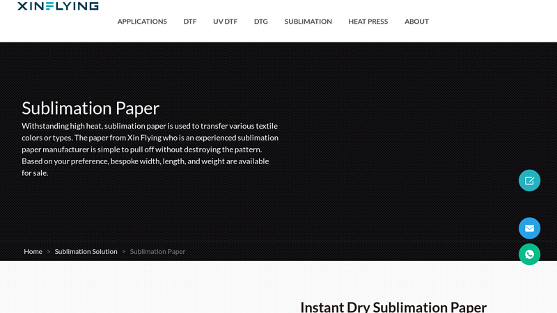 Sublimation Paper Manufacturers