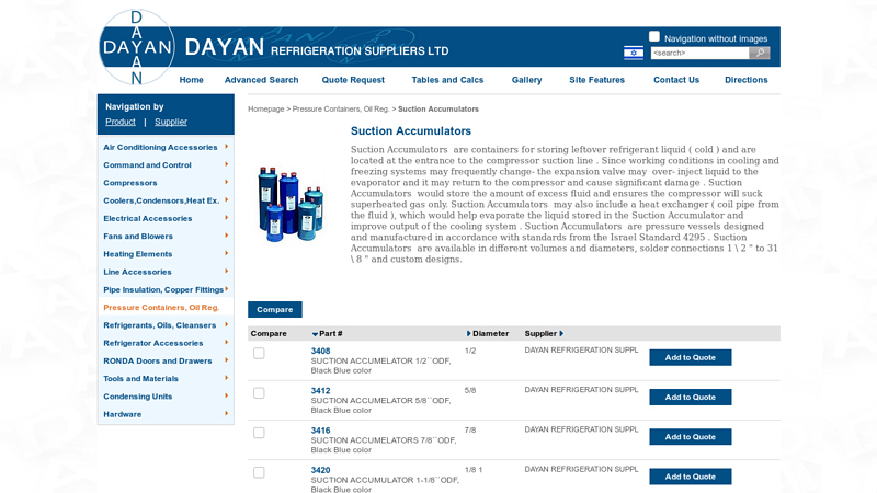 Suction Accumulators
