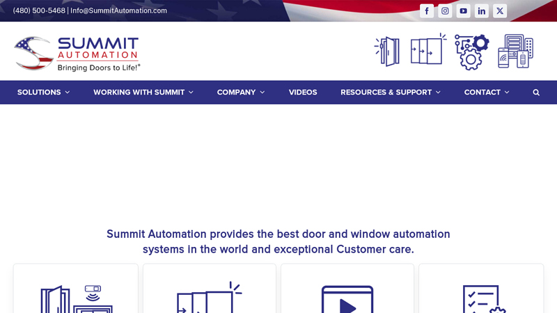 Summit Automation Bringing Doors and Windows to Life