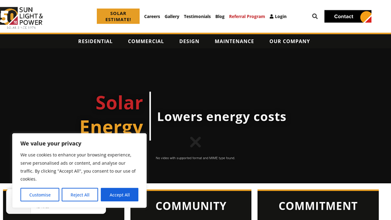 Sun Light & Power - Solar Energy Contractor