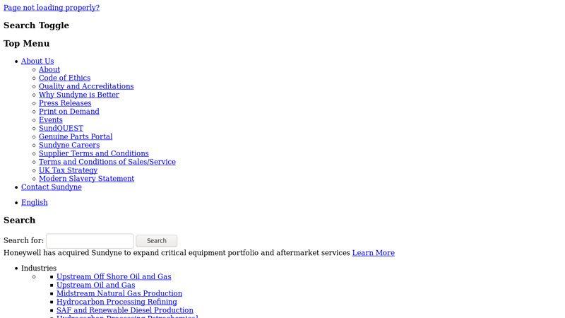 Sundyne Pumps and Compressors