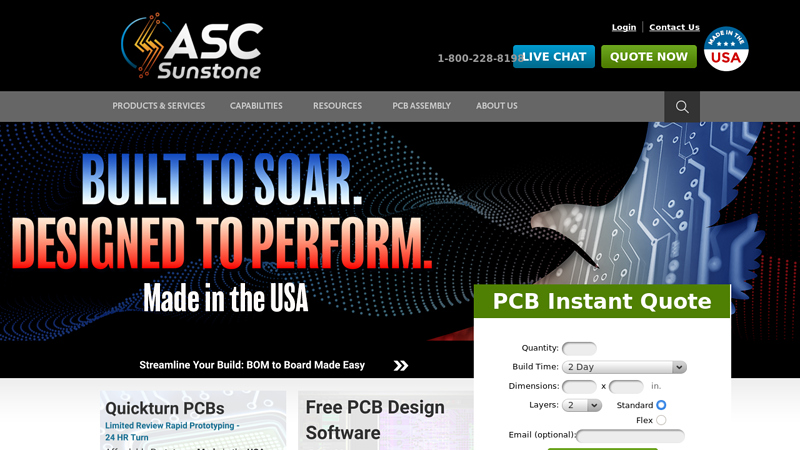 Sunstone Circuits Printed Circuit Boards