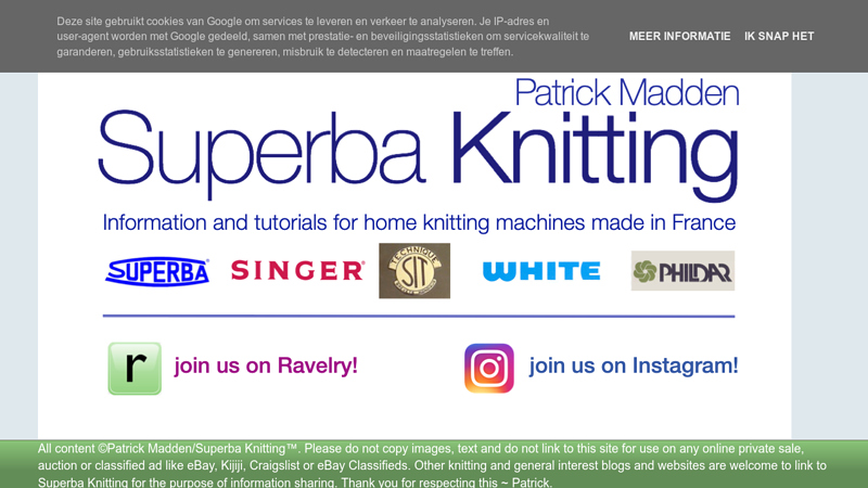 Superba Knitting Machine