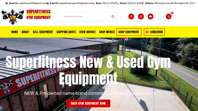 Superfitness New & Used Gym Equipment