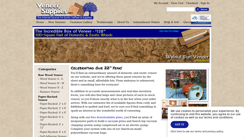 Supporting Woodworkers for 22 Years!