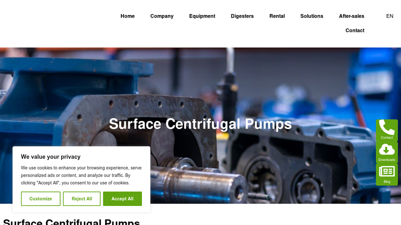 Surface Centrifugal Pumps
