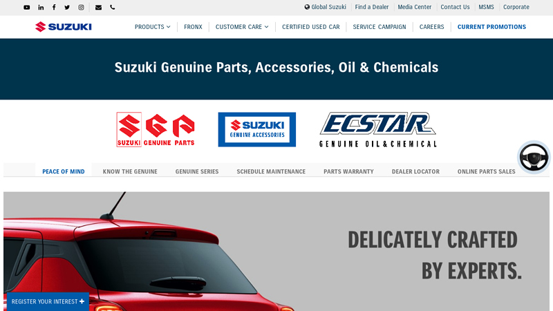 Suzuki Genuine Parts & Accessories