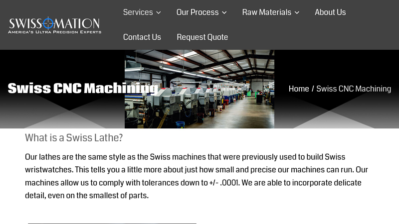 Swiss CNC Machining