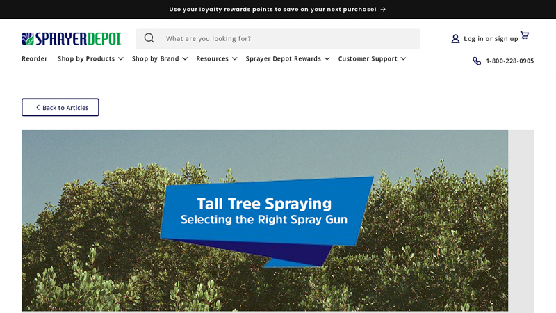 Tall Tree Spray Guns