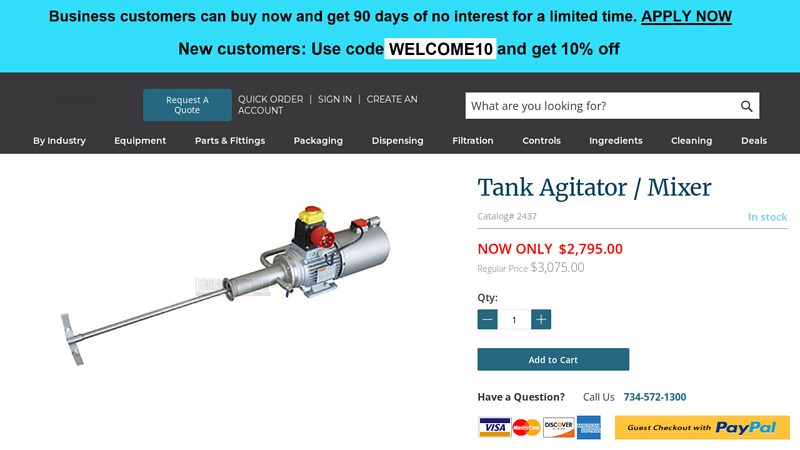Tank Agitator / Mixer