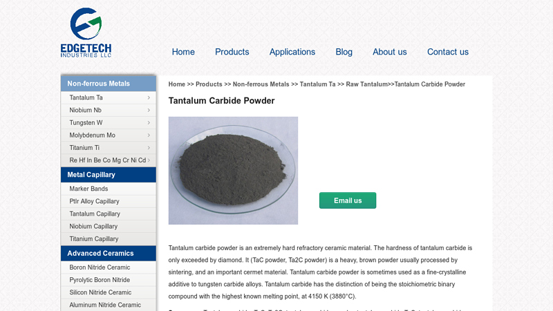 Tantalum Carbide Powder