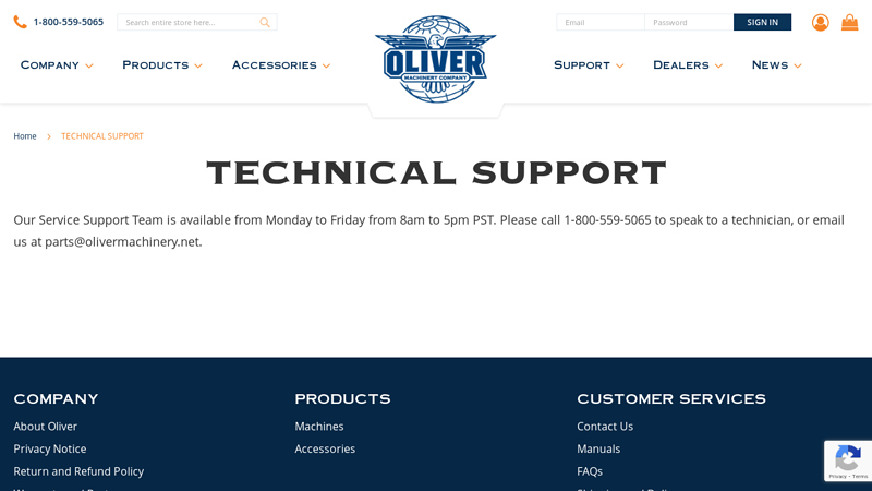 TECHNICAL SUPPORT