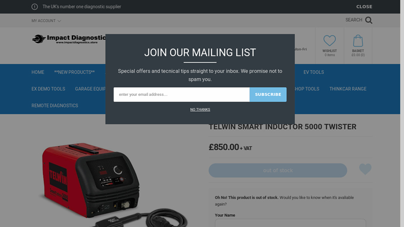 TELWIN SMART INDUCTOR 5000 TWISTER