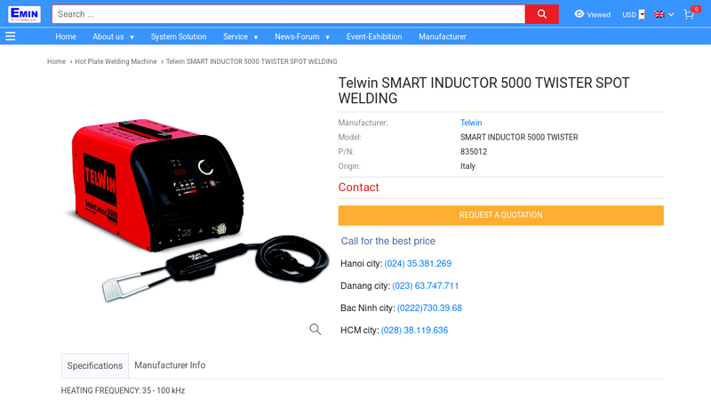 Telwin SMART INDUCTOR 5000 TWISTER SPOT WELDING
