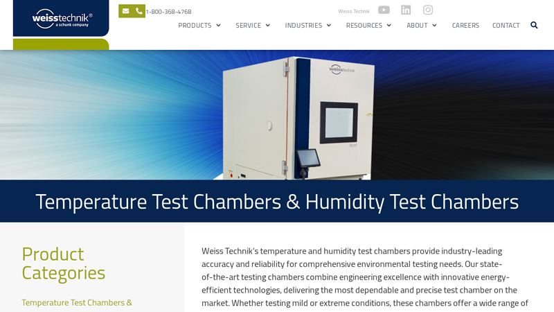 Temperature & Humidity Test Chambers
