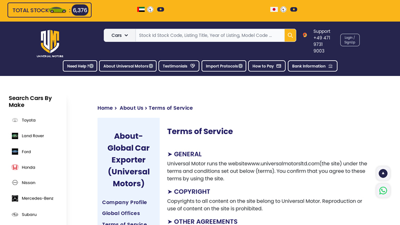 Terms Of Services