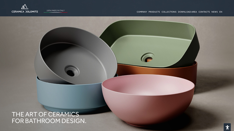 the art of ceramics for bathroom design.