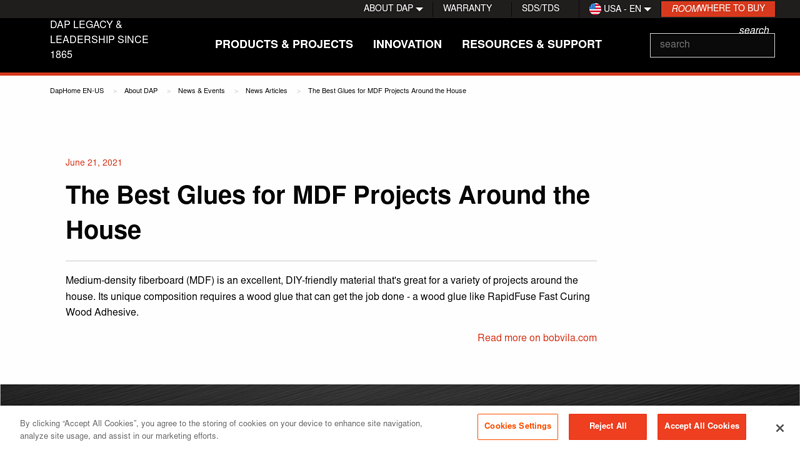 The Best Glues for MDF Projects Around the House