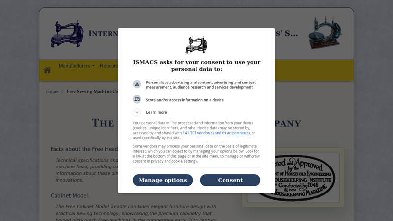 The Free Sewing Machine Company Collection