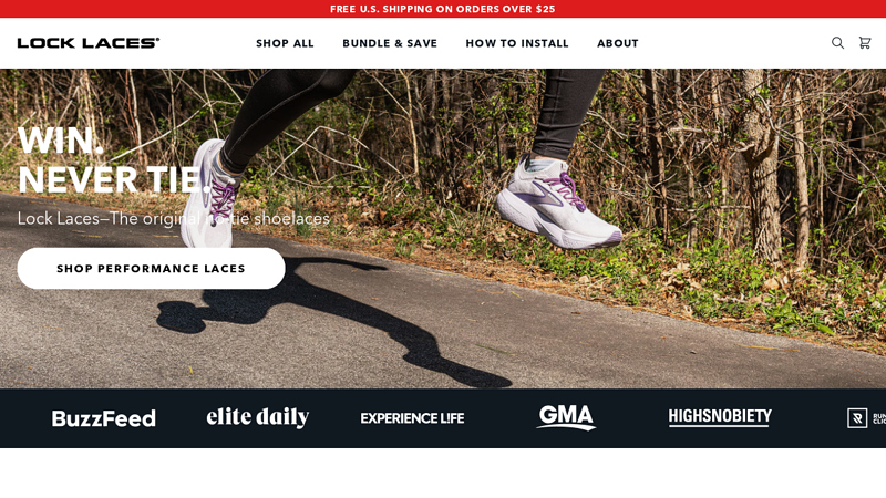 The Original Elastic No-Tie Shoelaces