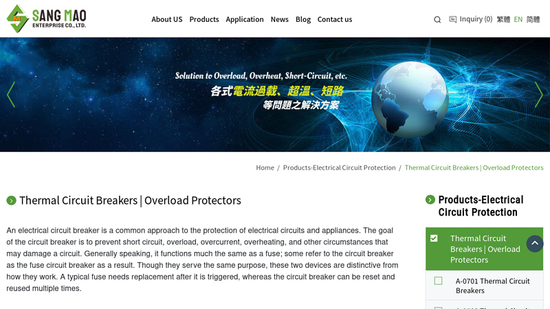 Thermal Circuit Breakers