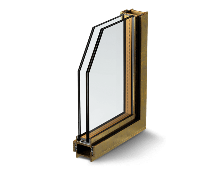 Thermally broken steel windows, bronze brass and stainless custom ...