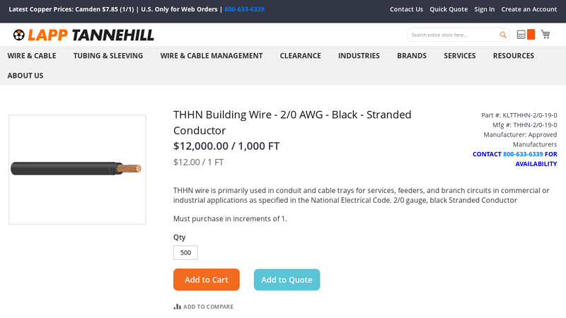 THHN Building Wire
