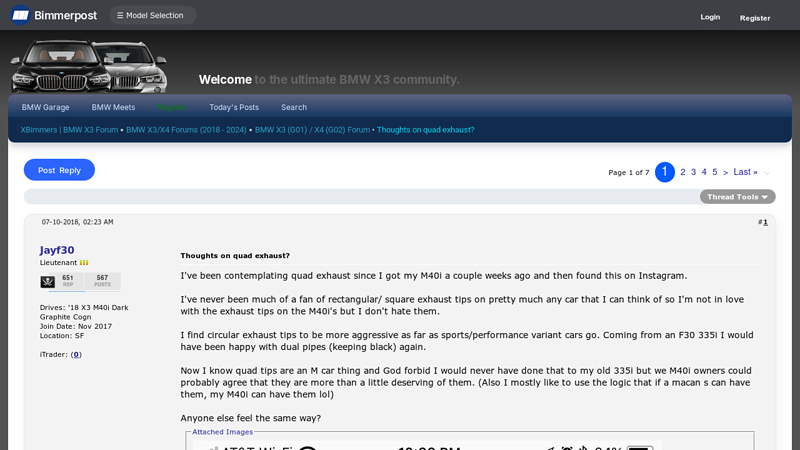 Thoughts on quad exhaust? - XBimmers