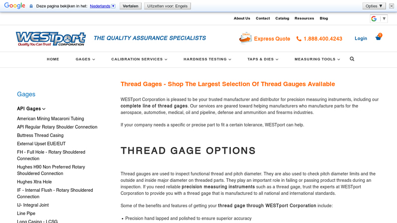 Thread Gages