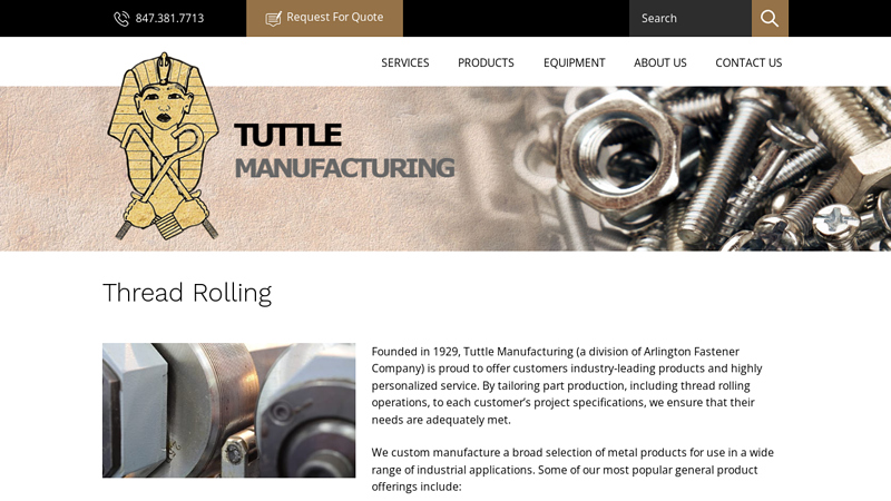 Thread Rolling Precision Services