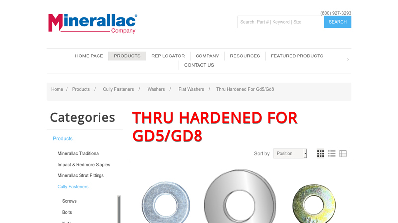 Thru Hardened For Gd5/Gd8