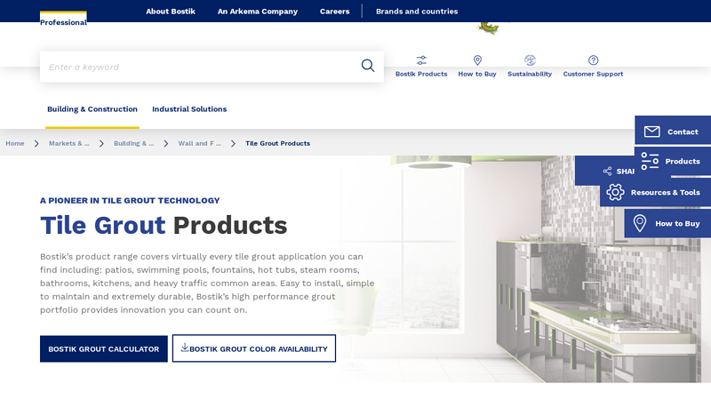 Tile Grout Products