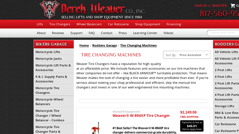 Tire Changing Machines