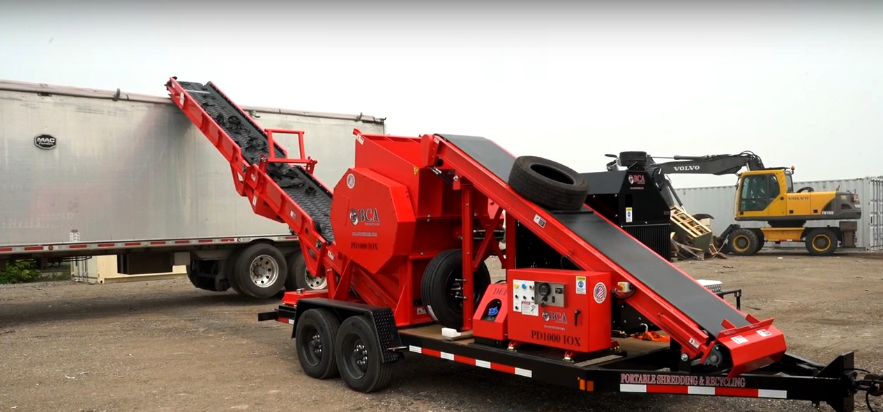 Tire Shredder for Tire Recycling